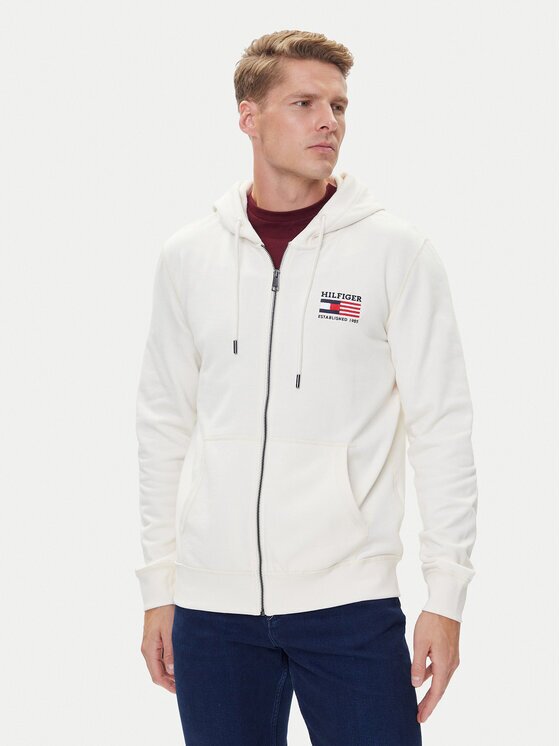Tommy Hilfiger Суитшърт American MW0MW39691 Екрю Regular Fit