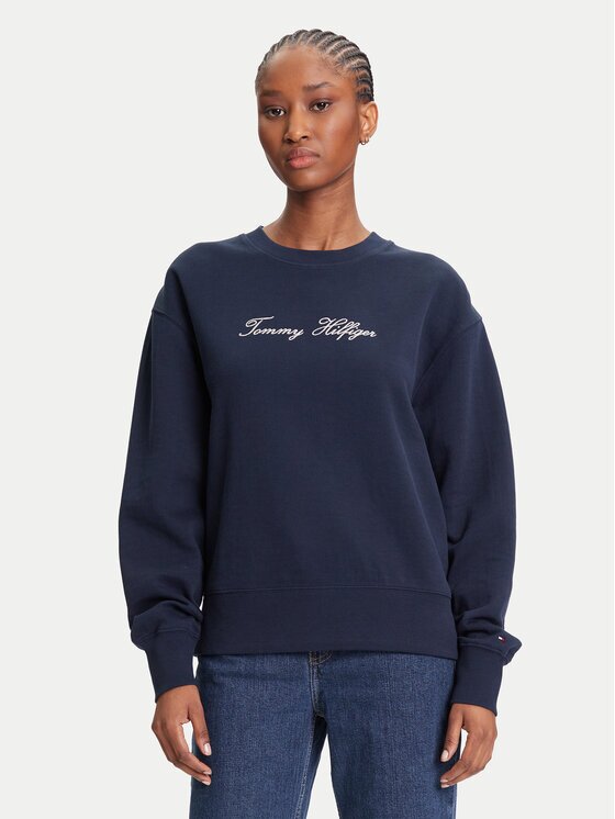 Tommy Hilfiger Суитшърт Script WW0WW47159 Regular Fit