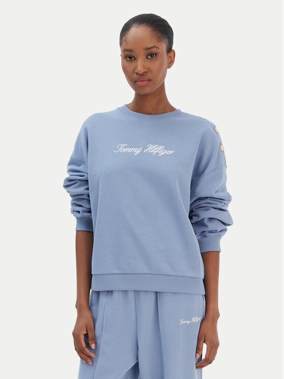 Tommy Hilfiger Суитшърт Script WW0WW48783 Relaxed Fit