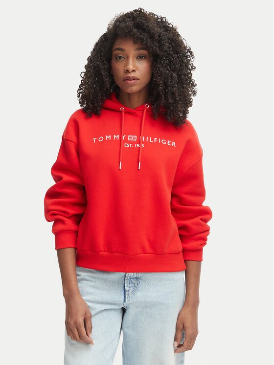 Tommy Hilfiger Суитшърт Corp Logo WW0WW47832 Regular Fit