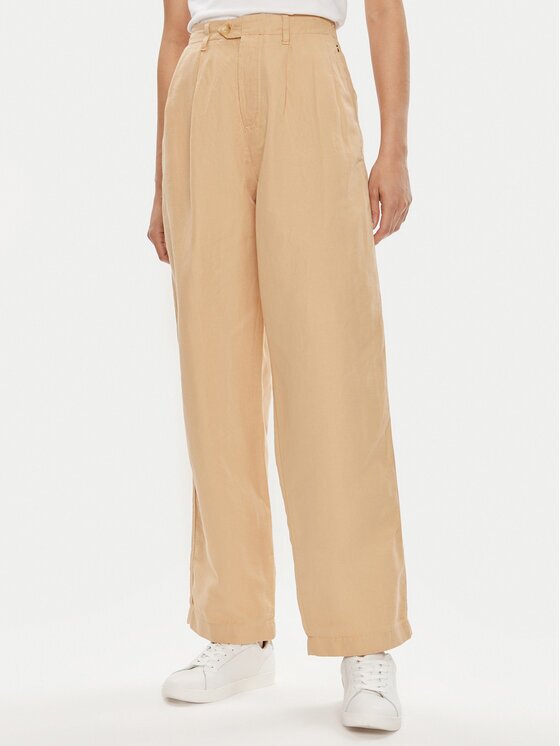 Tommy Hilfiger Текстилни панталони WW0WW41355 Relaxed Fit