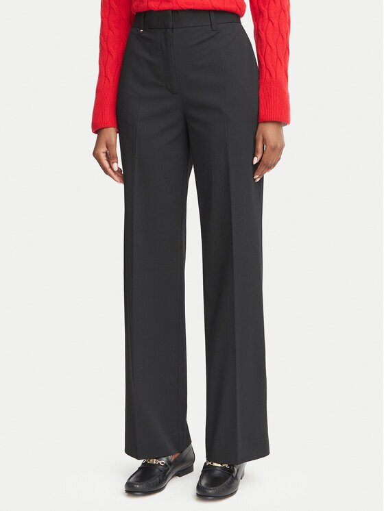 Tommy Hilfiger Текстилни панталони WW0WW51899 Straight Fit