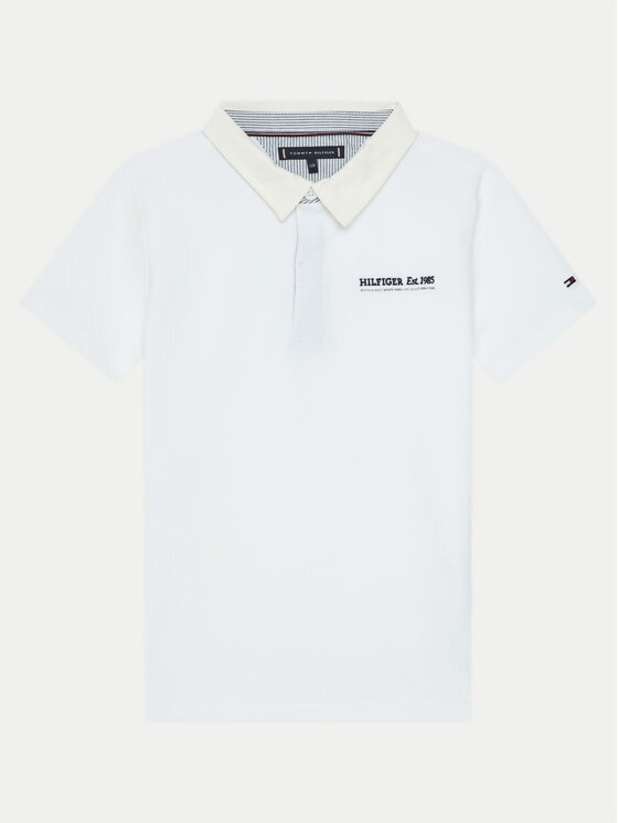 Tommy Hilfiger Тениска с яка и копчета KB0KB09332 Regular Fit