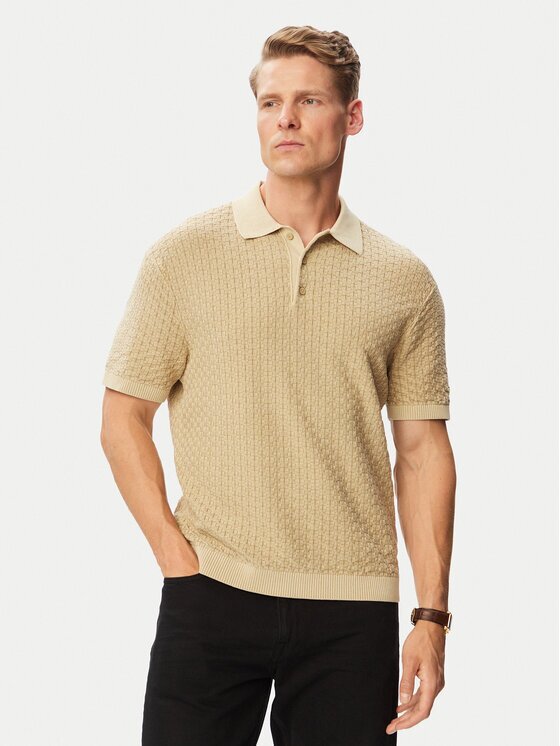 Tommy Hilfiger Тениска с яка и копчета MW0MW43246 Regular Fit