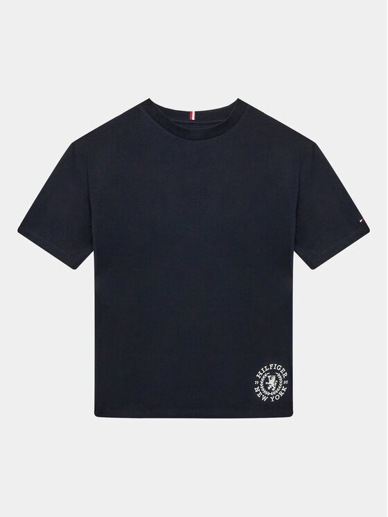 Tommy Hilfiger Тишърт Crest Logo KB0KB08675 D Regular Fit