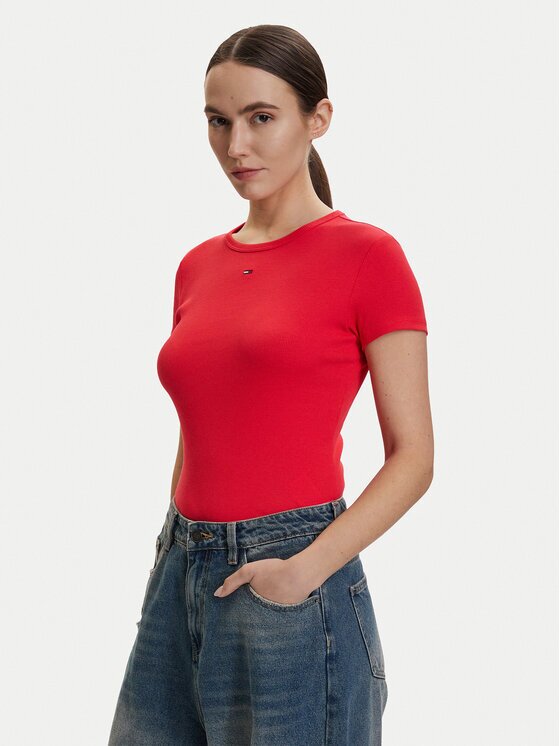 Tommy Hilfiger Тишърт DW0DW17383 Slim Fit