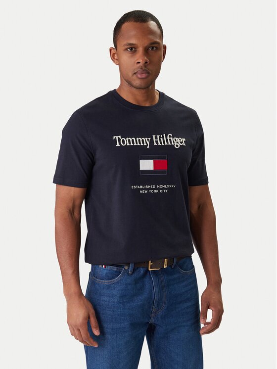 Tommy Hilfiger Тишърт Embro Flag MW0MW42736 Regular Fit