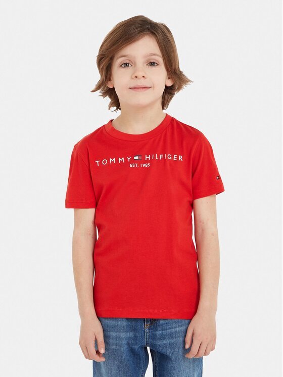 Tommy Hilfiger Тишърт Essential KS0KS00210 S Червен Regular Fit
