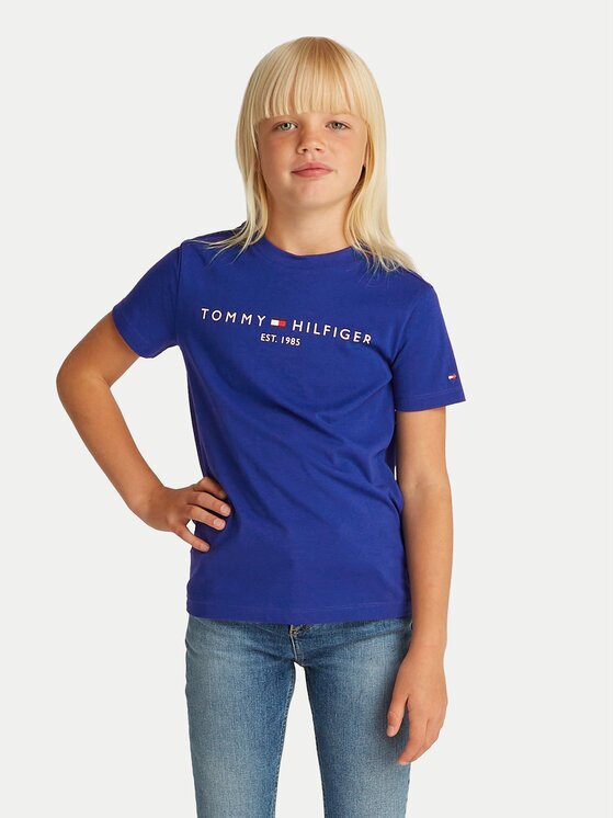 Tommy Hilfiger Тишърт Essential KS0KS00397 D Син Regular Fit