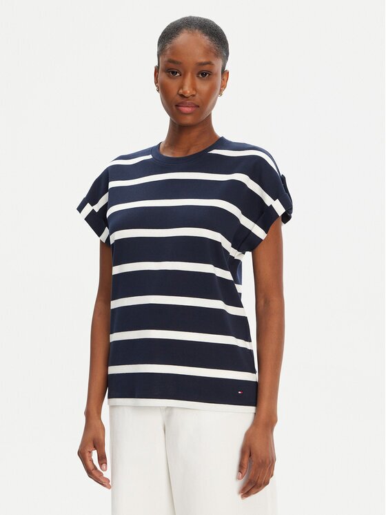 Tommy Hilfiger Тишърт Gold Button WW0WW45628 Regular Fit