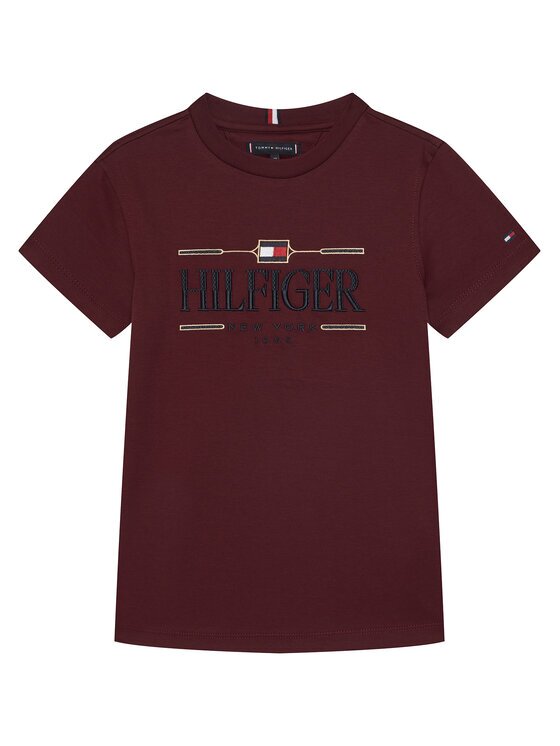 Tommy Hilfiger Тишърт Icons KB0KB10360 Екрю Regular Fit