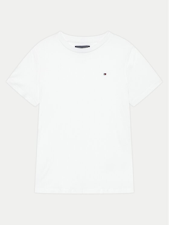 Tommy Hilfiger Тишърт KB0KB04140 D Бял Regular Fit