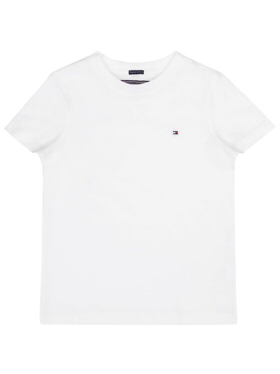 Tommy Hilfiger Тишърт KB0KB04140 S Бял Regular Fit