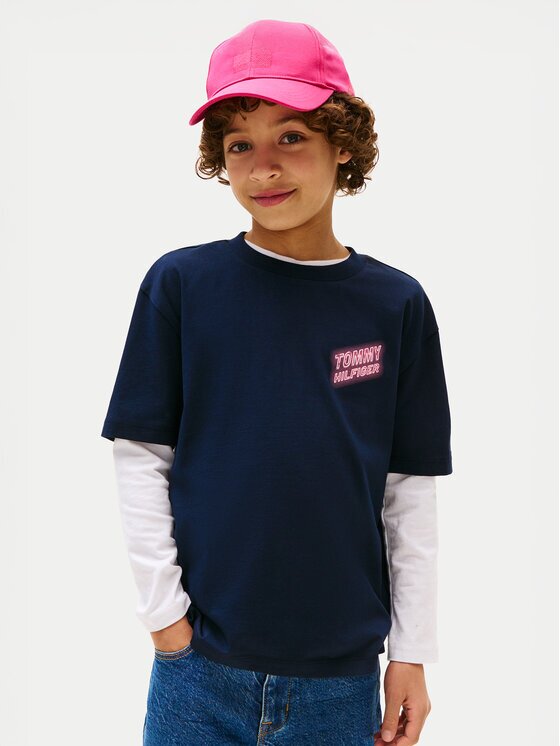 Tommy Hilfiger Тишърт Neon Graphic KB0KB09849 Regular Fit