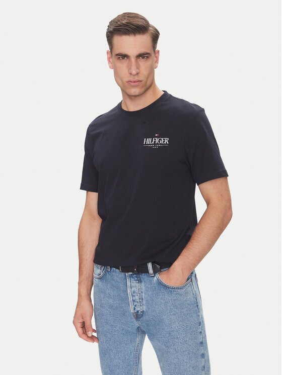 Tommy Hilfiger Тишърт Stack MW0MW39355 Regular Fit