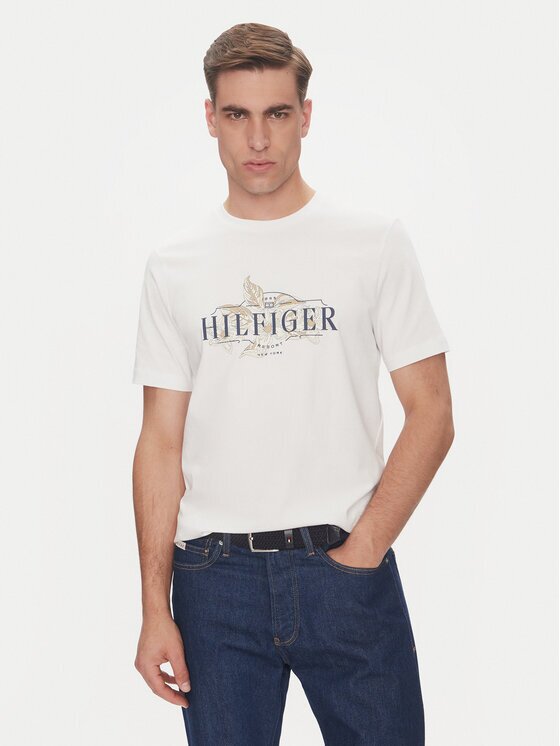 Tommy Hilfiger Тишърт Tropical Floral MW0MW39353 Regular Fit