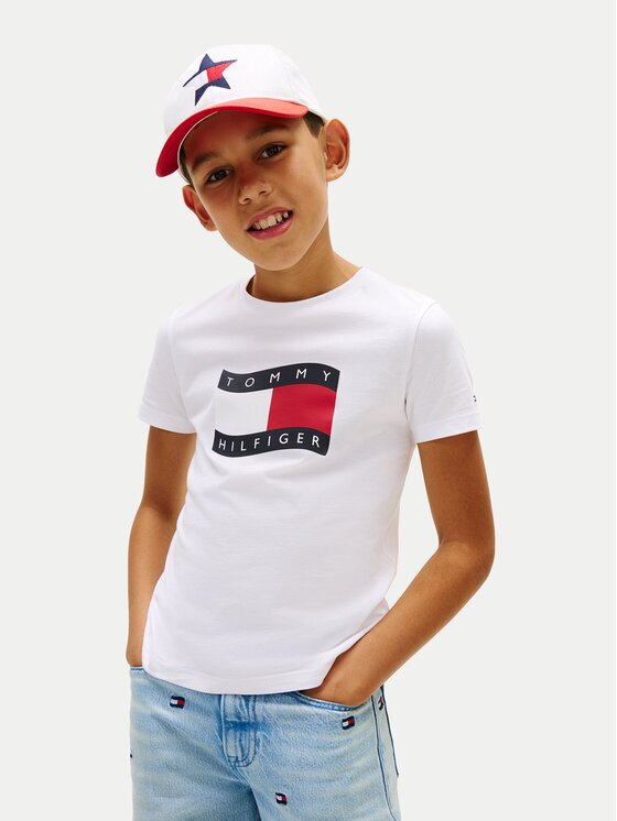 Tommy Hilfiger Тишърт Wavy Flag KB0KB10275 Regular Fit