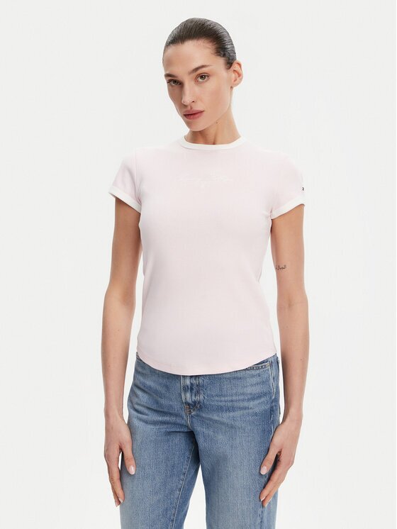 Tommy Hilfiger Тишърт WW0WW44581 Slim Fit