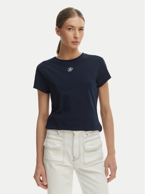Tommy Hilfiger Тишърт WW0WW48710 Slim Fit