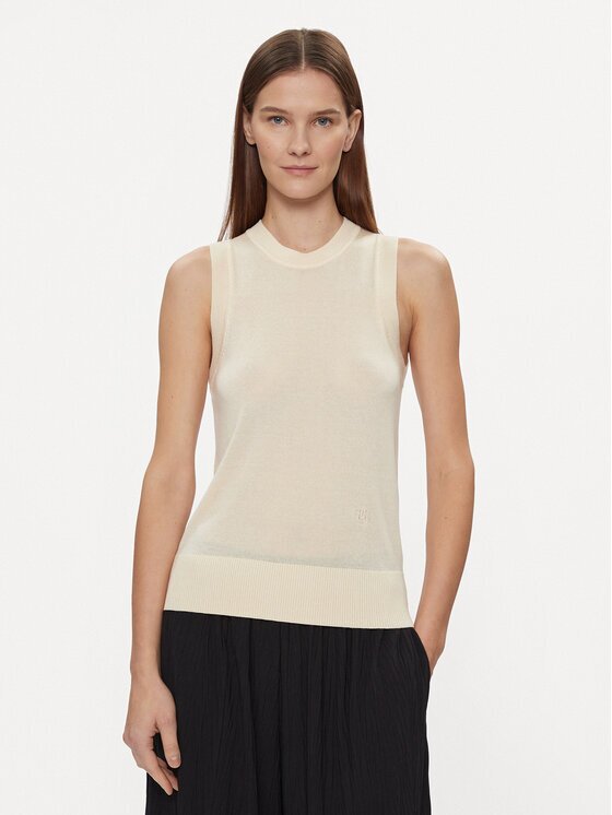 Tommy Hilfiger топ Md Lyocell Silk Blend Vest WW0WW40980 Regular Fit