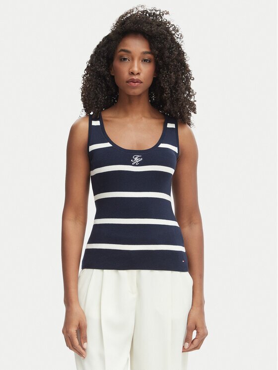 Tommy Hilfiger топ WW0WW48480 Slim Fit