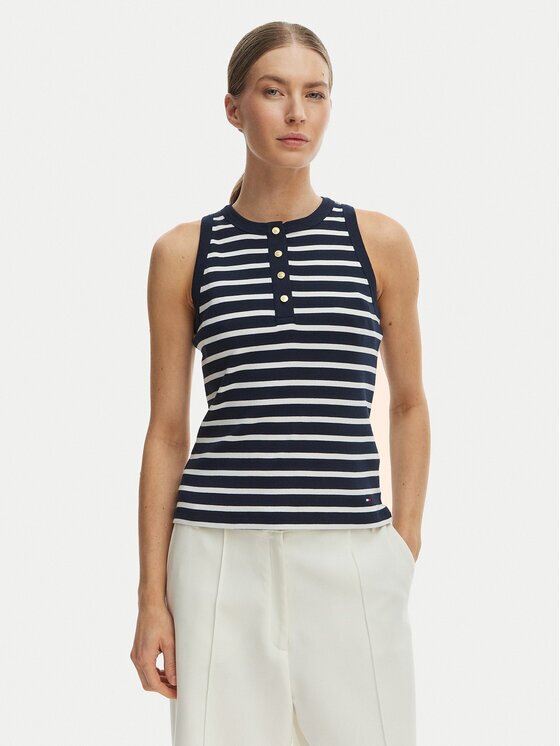Tommy Hilfiger топ WW0WW49251 Slim Fit