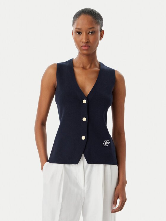 Tommy Hilfiger топ WW0WW49707 Slim Fit