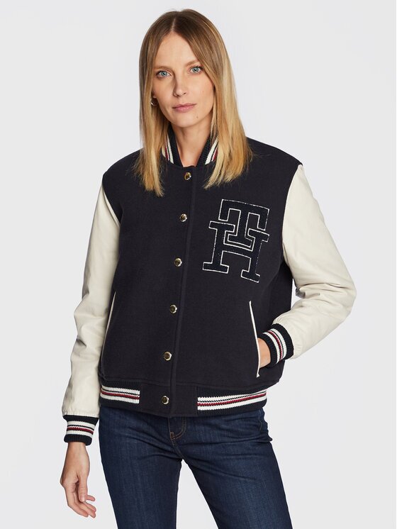 Tommy Hilfiger Яке бомбър Blend WW0WW37308 Regular Fit