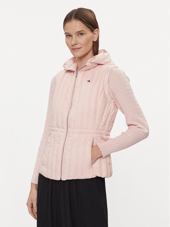 Tommy Hilfiger Жилетка за костюм Feminine Lw Down Vest WW0WW40485 Slim Fit