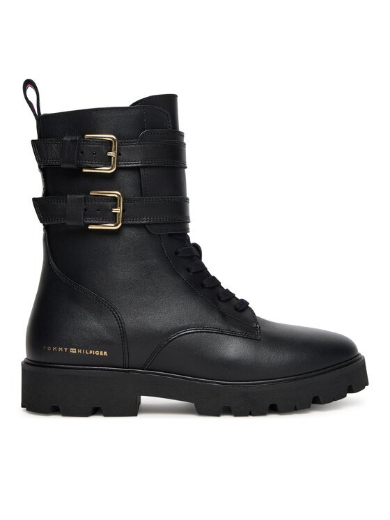 Tommy Hilfiger Зимни обувки Biker Laceup FW0FW08986
