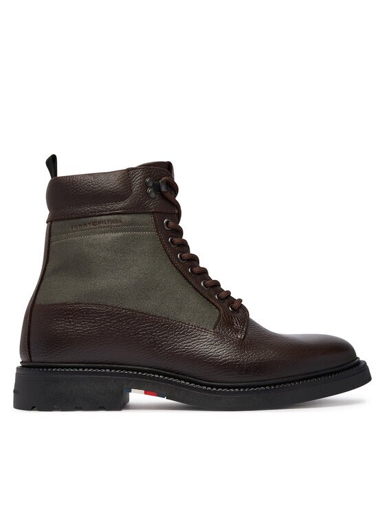 Tommy Hilfiger Зимни обувки Corporate Casual Mix W Wpm Boot FM0FM05988