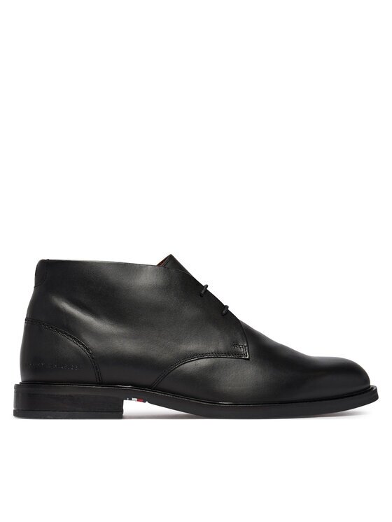 Tommy Hilfiger Зимни обувки Corporate Dressy Lth Lace Boot FM0FM05949