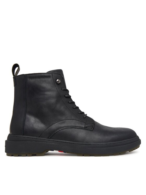 Tommy Hilfiger Зимни обувки Hilfiger Outdoor Warm Lth Boot FM0FM05960