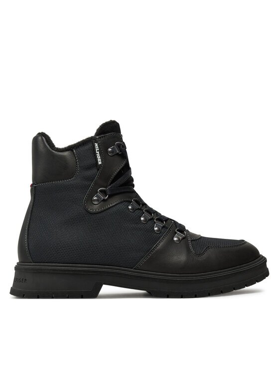 Tommy Hilfiger Зимни обувки Hilfiger Warm Cordura Mix Boot FM0FM05180