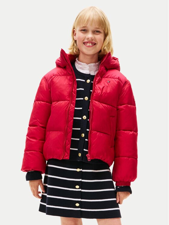 Tommy Hilfiger Зимно яке KG0KG08759 S Червен Regular Fit