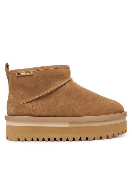 Tommy Jeans Апрески Tjw Flatform Snow Boot Suede EN0EN02841