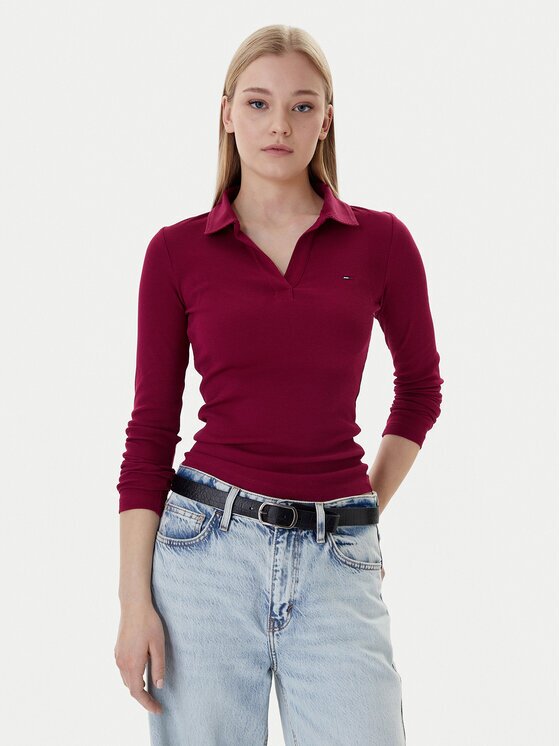 Tommy Jeans Блуза Essential DW0DW21933 Slim Fit