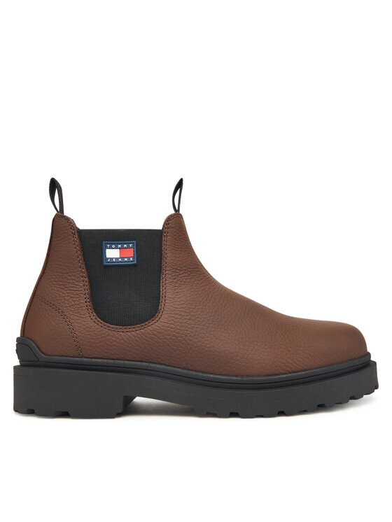 Tommy Jeans Боти тип челси Tjm Chelsea Leather Wl EM0EM01670