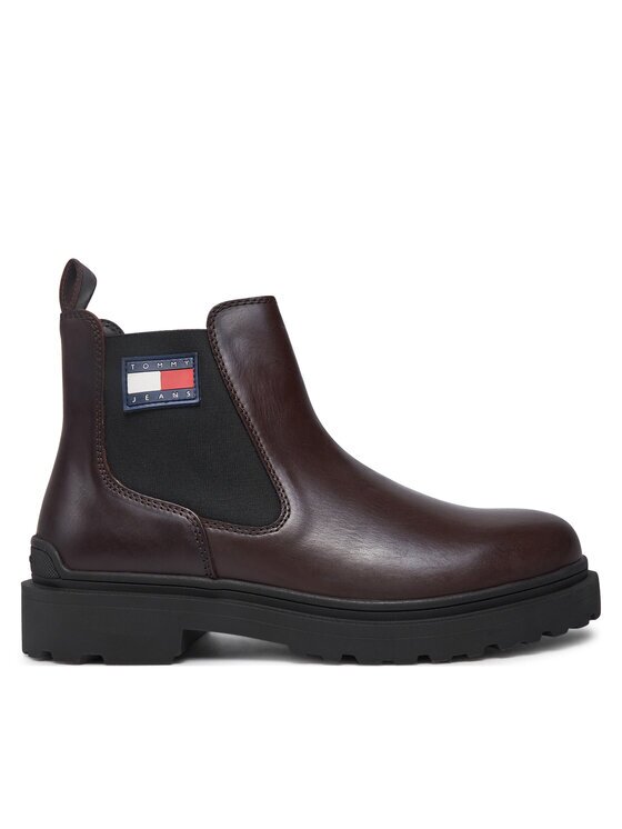Tommy Jeans Боти тип челси Tjm Leather Chelsea Boot EM0EM01448