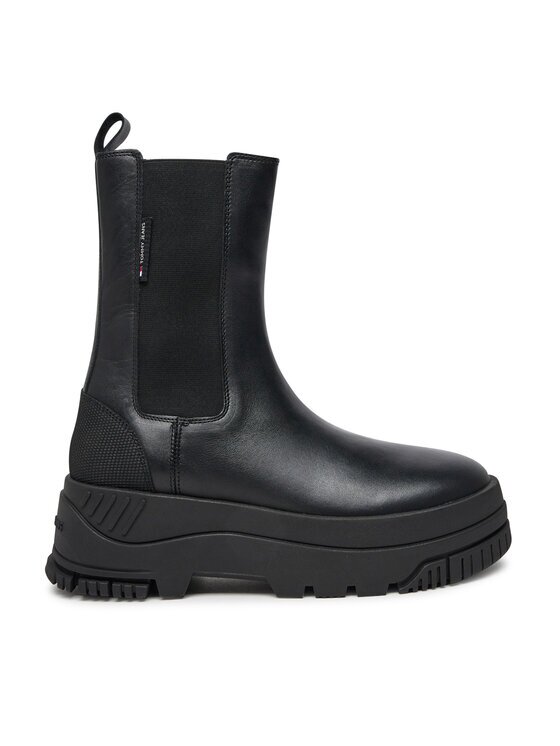 Tommy Jeans Боти тип челси Tjw Chelsea Flatform Boot EN0EN02597