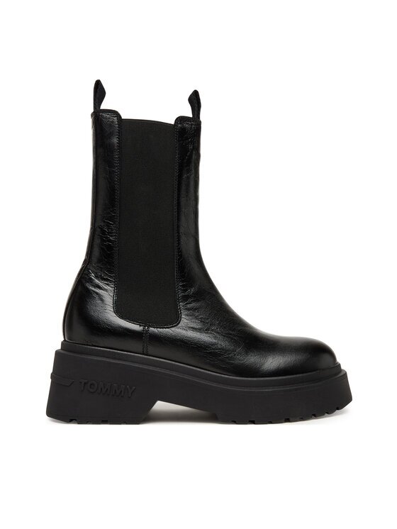 Tommy Jeans Боти тип челси Tjw Chunky Shiny EN0EN02888