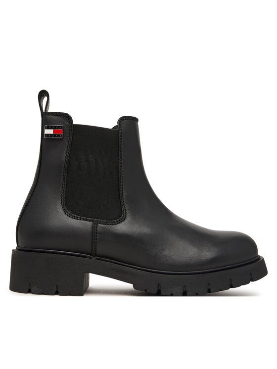 Tommy Jeans Боти тип челси Tjw Cleated Chelsea Boots EN0EN03105