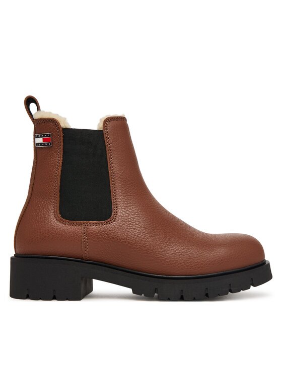 Tommy Jeans Боти тип челси Tjw Cleated Chelsea Boots Wl EN0EN03102