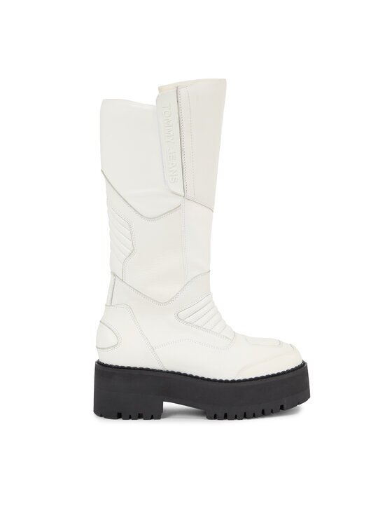 Tommy Jeans Ботуши Tjw Long Shaft Biker Boot EN0EN02376