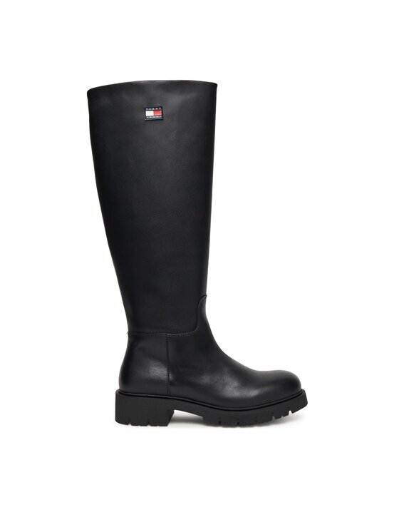 Tommy Jeans Ботуши Tjw Stretchy Long Shaft Boot EN0EN02828