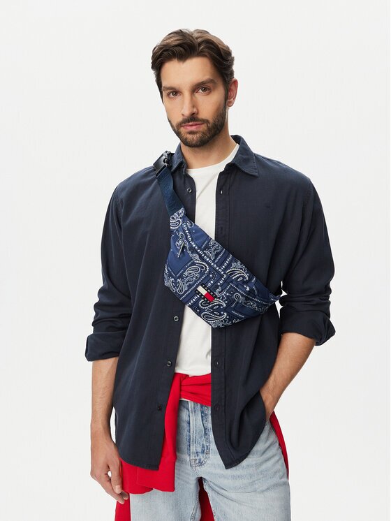Tommy Jeans Чанта за кръст﻿ Tjm Ess Daily Bandana Bumbag AM0AM14350