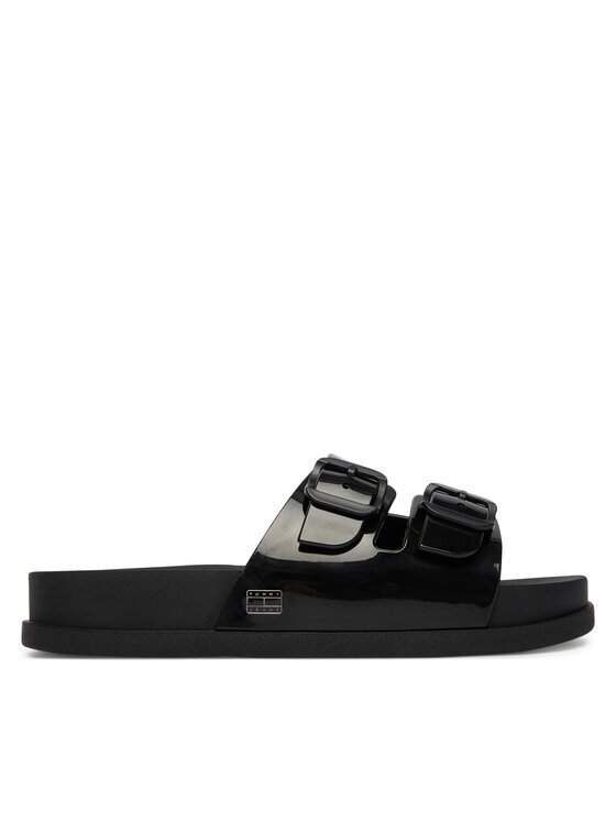 Tommy Jeans Чехли Tjw Comfort Jelly Slides EN0EN02974 Черен