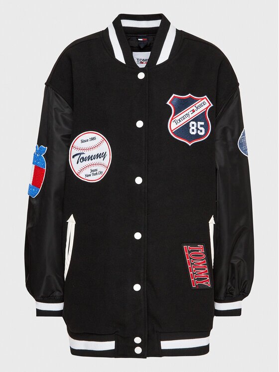 Tommy Jeans Curve Яке бомбър Letterman DW0DW15076 Oversize