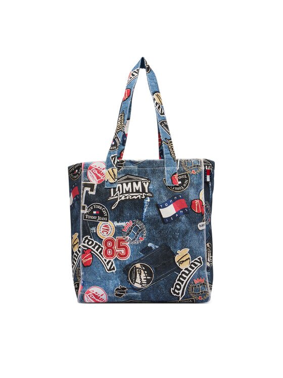 Tommy Jeans Дамска чанта Tjw Bodega Trompe L'Oeil Tote AW0AW19304