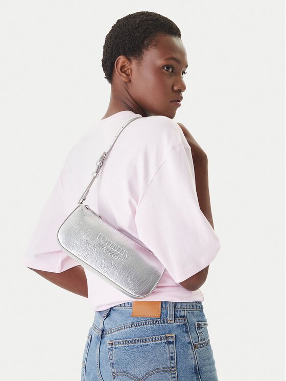 Tommy Jeans Дамска чанта Tjw Must Metallic Shoulder Bag AW0AW18457